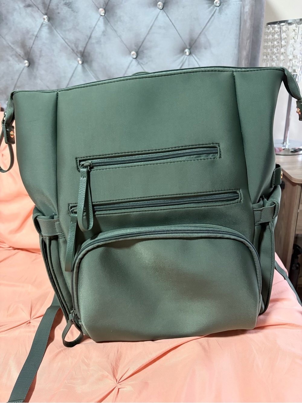 Boxy Diaper Backpack - Sage - Cloud Island